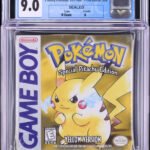 1999 POKEMON YELLOW VERSION NINTENDO GAME BOY GB CGC 9.0 A SEALED