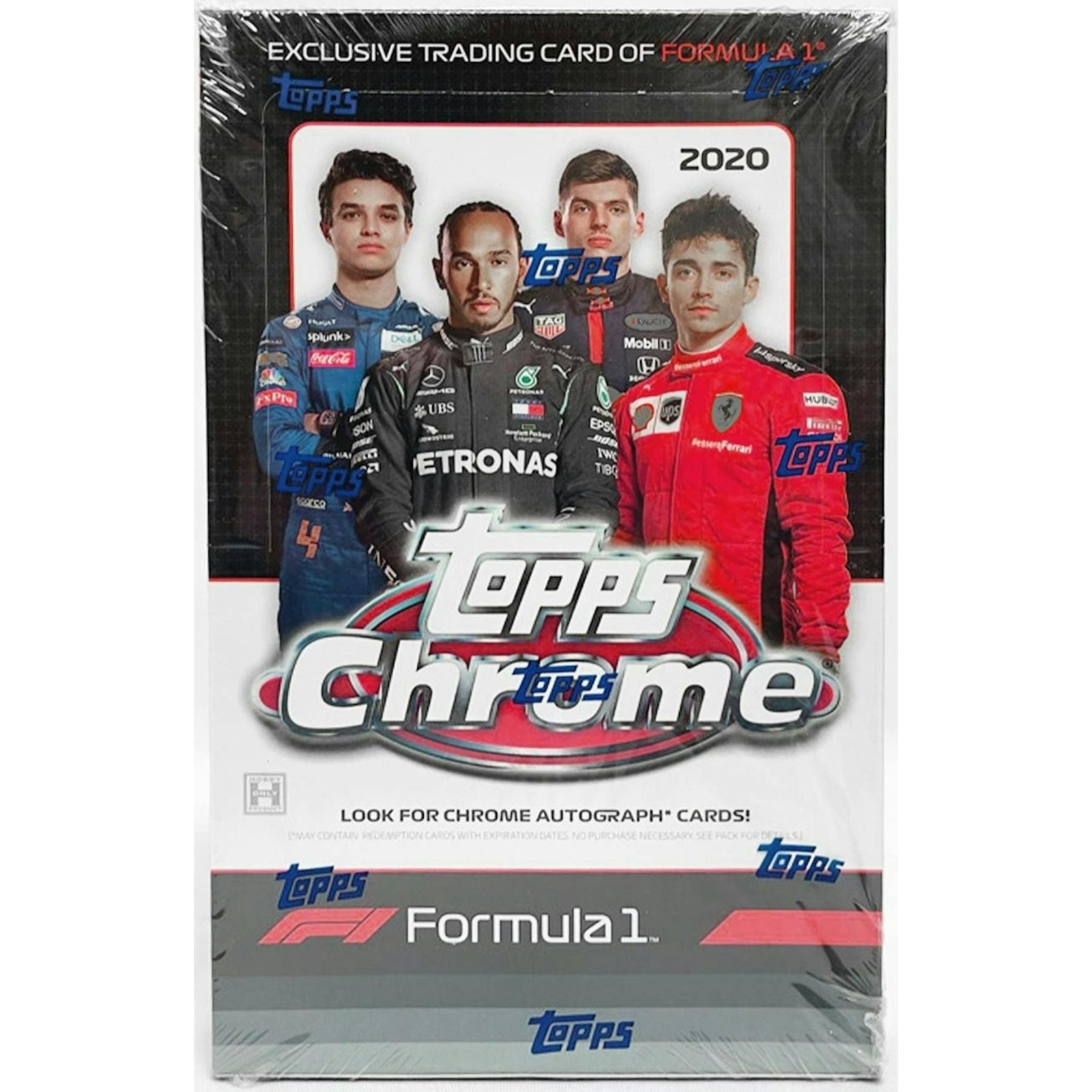 2020ToppsChromeF1Formula1RacingHobbyBox.jpg 2020 Topps Chrome F1 Formula 1 Racing Hobby Box - Image 1