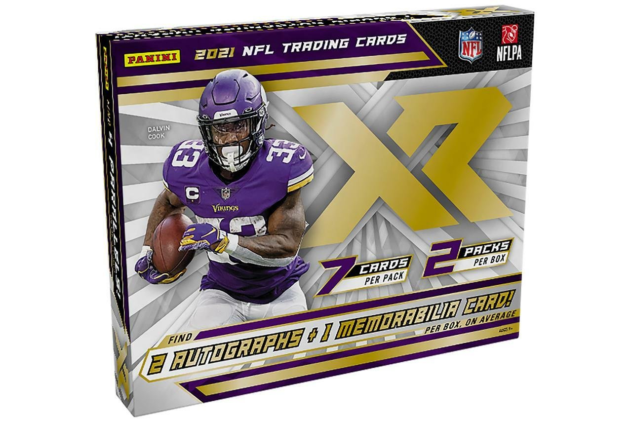 2021-panini-xr-football-hobby-box__42927.1637678016.jpg 2021 Panini Football XR Hobby Box - Image 1