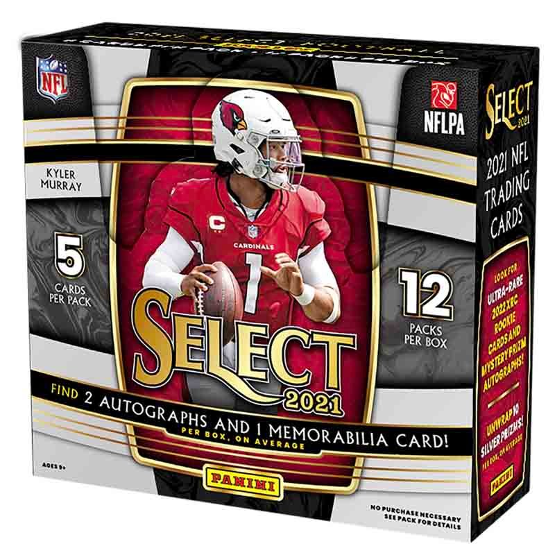 2021PaniniSelectFootballHobbyBoxCover_c23a00d8-51e8-4d90-b551-1197c0ca6867.jpg 2021 Panini Select Football Hobby 12 Box Case - Image 1