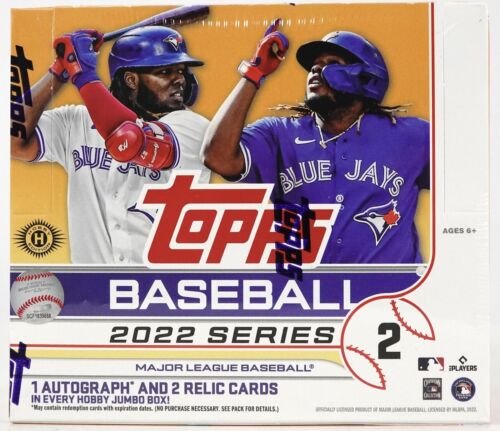 2022Series2Jumbo_1800x1800_d360668c-ff27-4b3e-8b2f-3dedf6a05822.jpg 2022 Topps Series 2 Baseball Jumbo 6 Box Case - Image 1