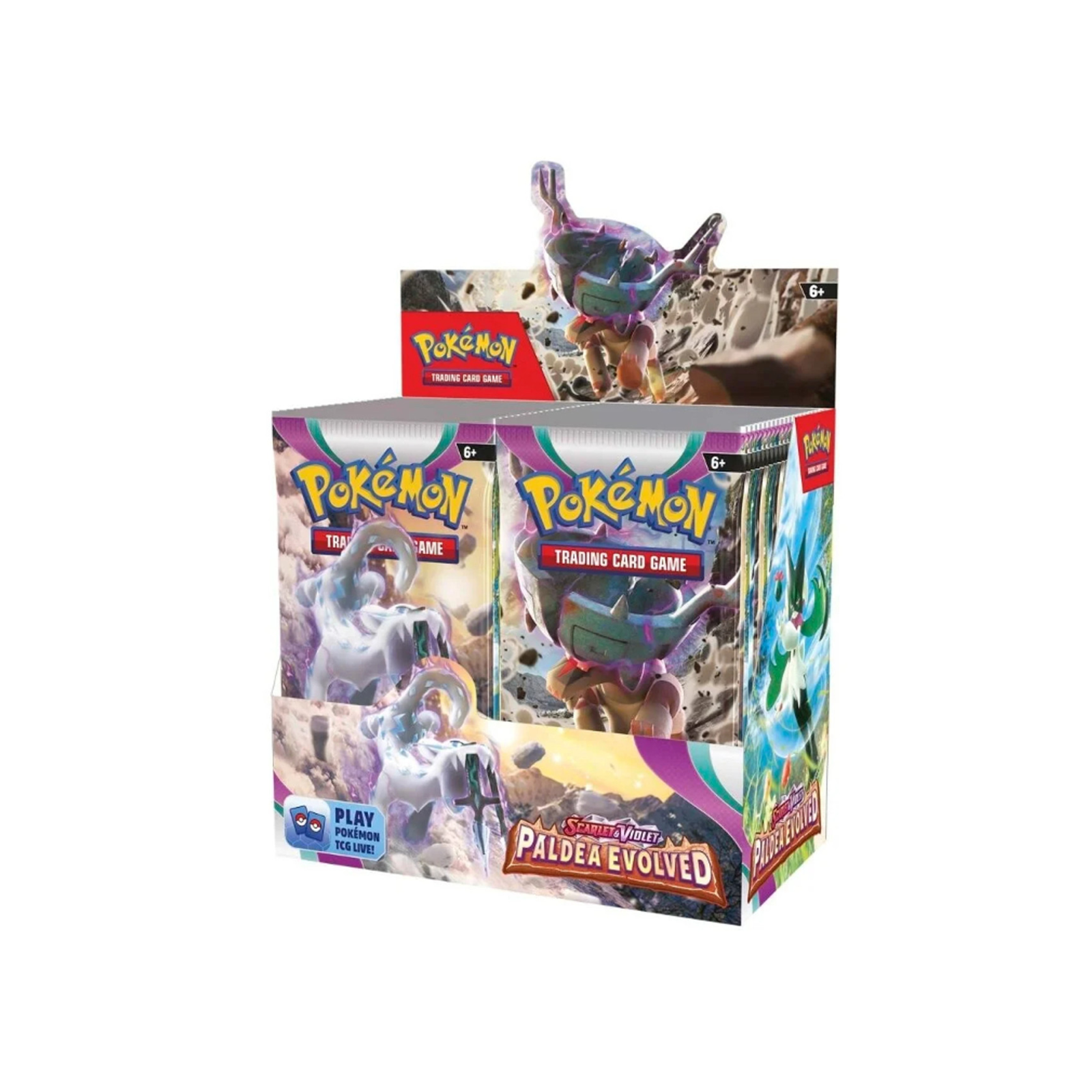 2022ToppsChromeBlackBaseballHobbyBox-2023-06-07T142414.040.png Pokemon Scarlet & Violet Paldea Evolved Booster Box - Image 1