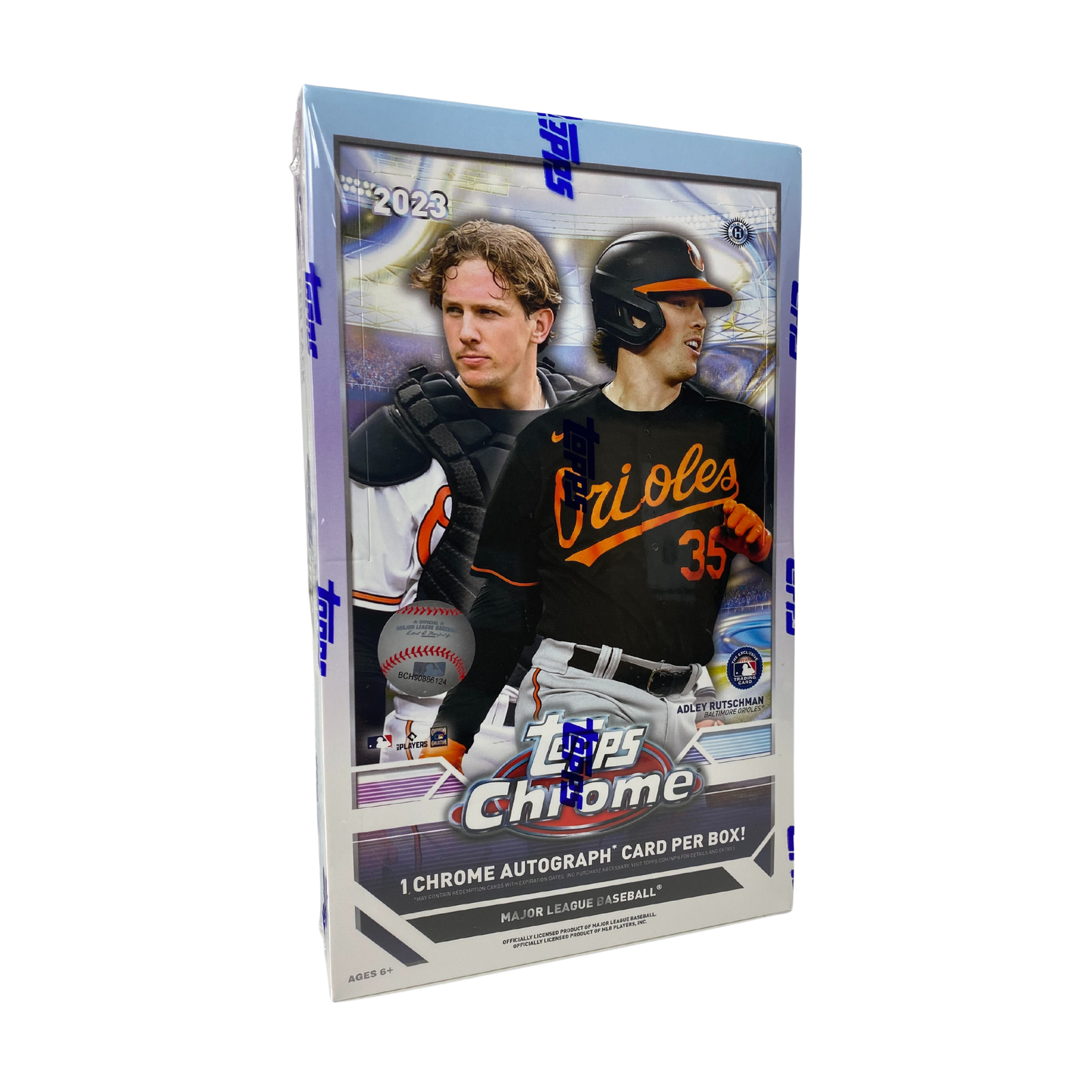 2022ToppsChromeBlackBaseballHobbyBox_2_fbb94c10-8342-4f49-95b0-a7042bdb5112.png 2023 Topps Chrome Baseball Hobby 12 Box Case - Image 1