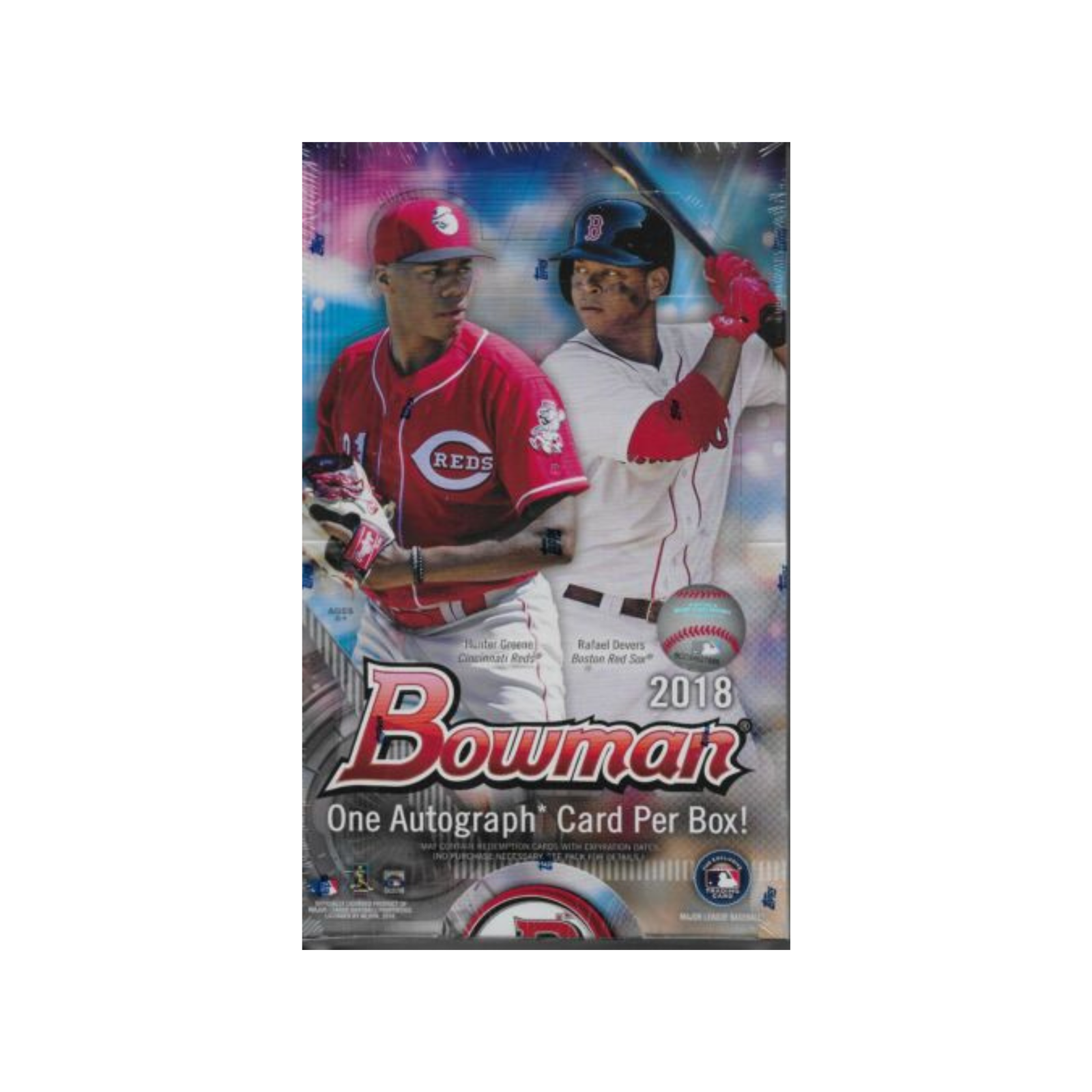 2022ToppsChromeBlackBaseballHobbyBox_48.png 2018 Bowman MLB Hobby Box - Image 1