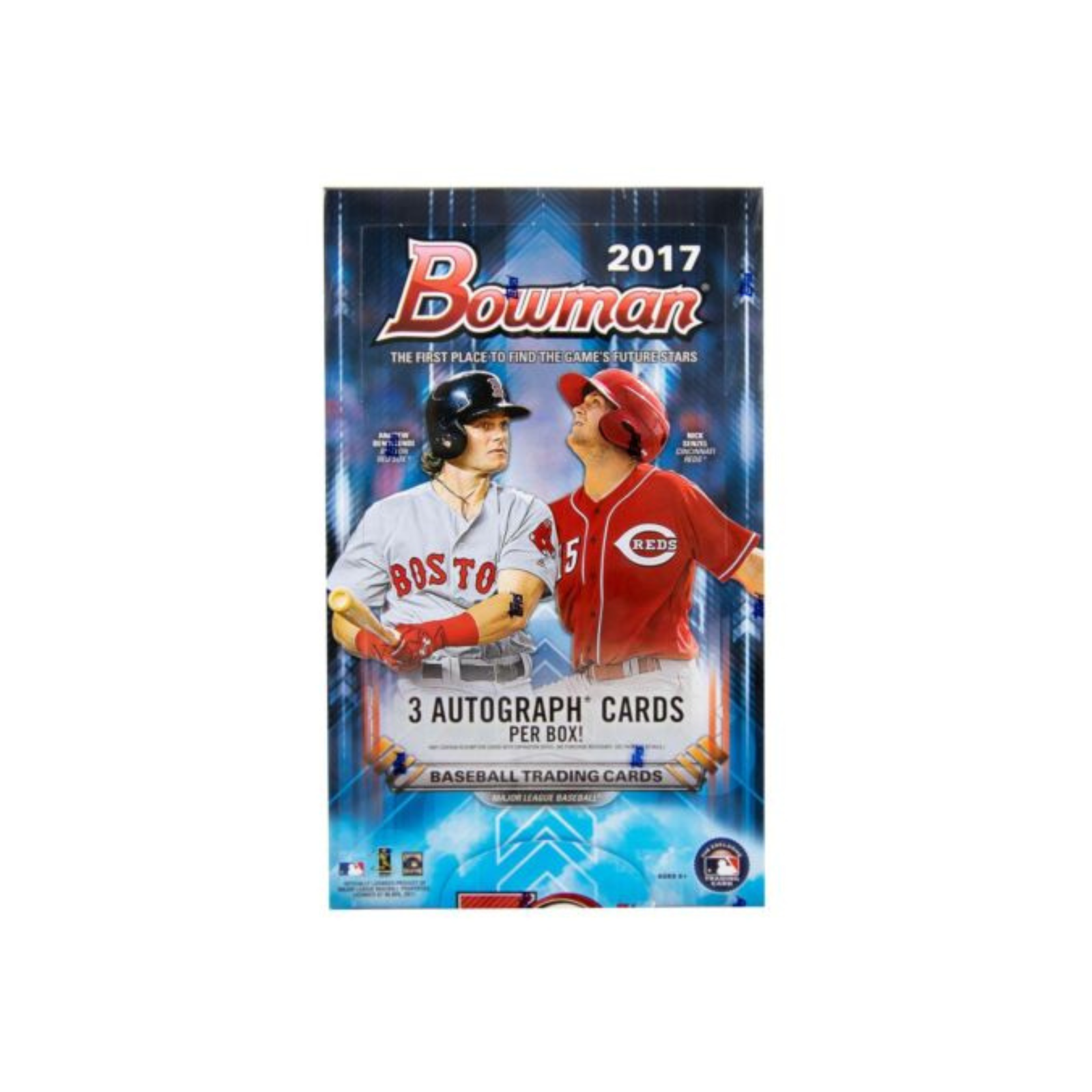 2022ToppsChromeBlackBaseballHobbyBox_64.png 2017 Bowman Baseball Jumbo Box - Image 1