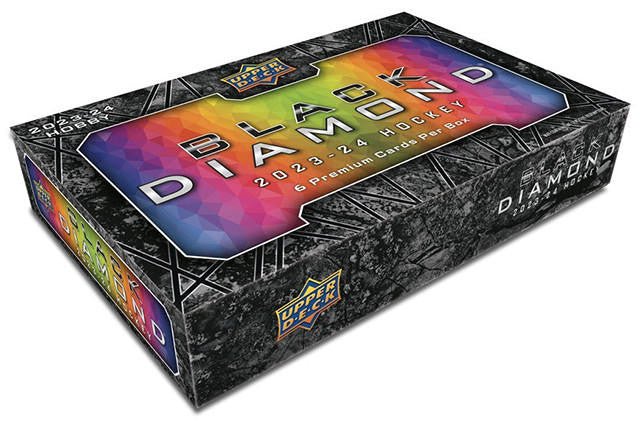 202324-upper-deck-black-diamond-hockey-hobby-box__83850_c807a39e-3562-44e0-a0cb-633969468670.jpg 2023-24 Upper Deck Black Diamond Hockey CDD Exclusive Hobby 5 Box Case - Image 1