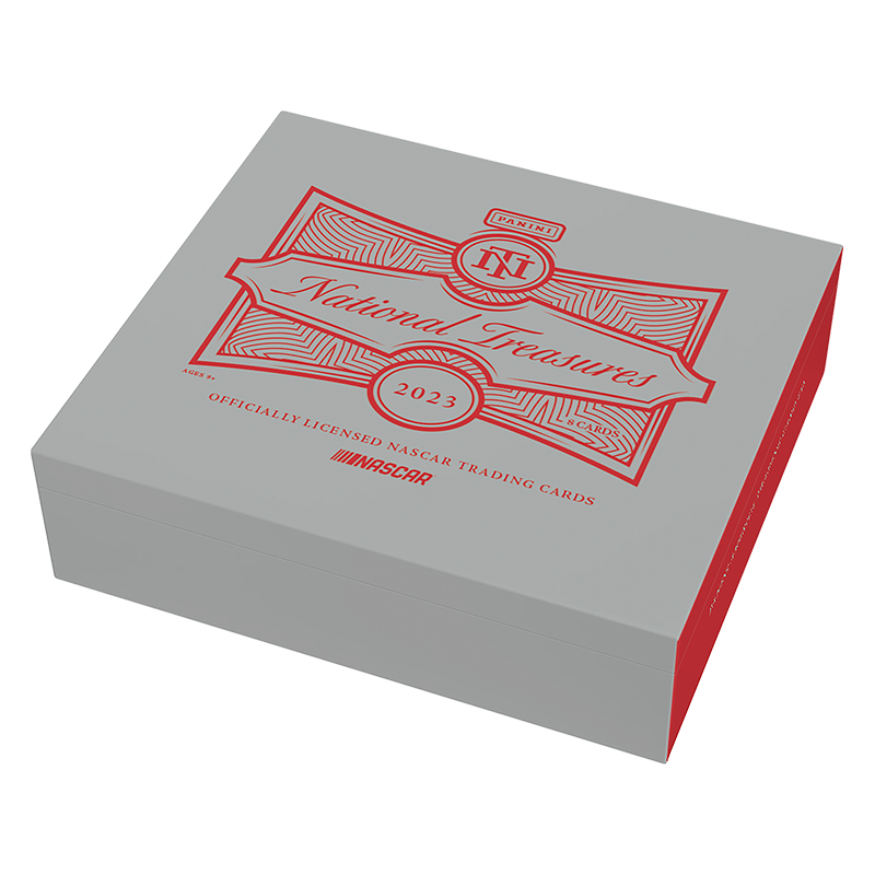 2023PaniniNationalTreasuresRacingHobbyBox_95164214-561f-45d9-8532-e4e1703e9c0b.png 2023 Panini National Treasures Racing Hobby 4 Box Case - Image 1