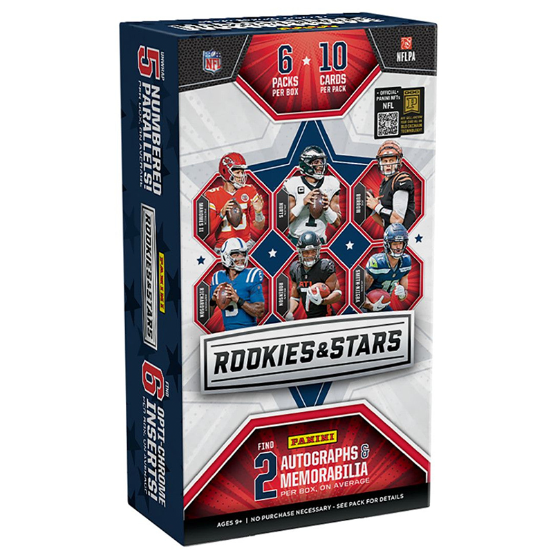 2023PaniniRookiesandStarsFootballHobbyBox_6544f2cd-28d3-4e10-aef7-f66148072bd4.png 2023 Panini Rookies and Stars Football Hobby 14 Box Case - Image 1