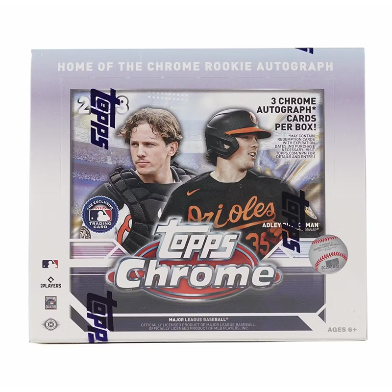2023ToppsChromeBaseballJumboBox.png 2023 Topps Chrome Baseball Jumbo 8 Box Case - Image 1