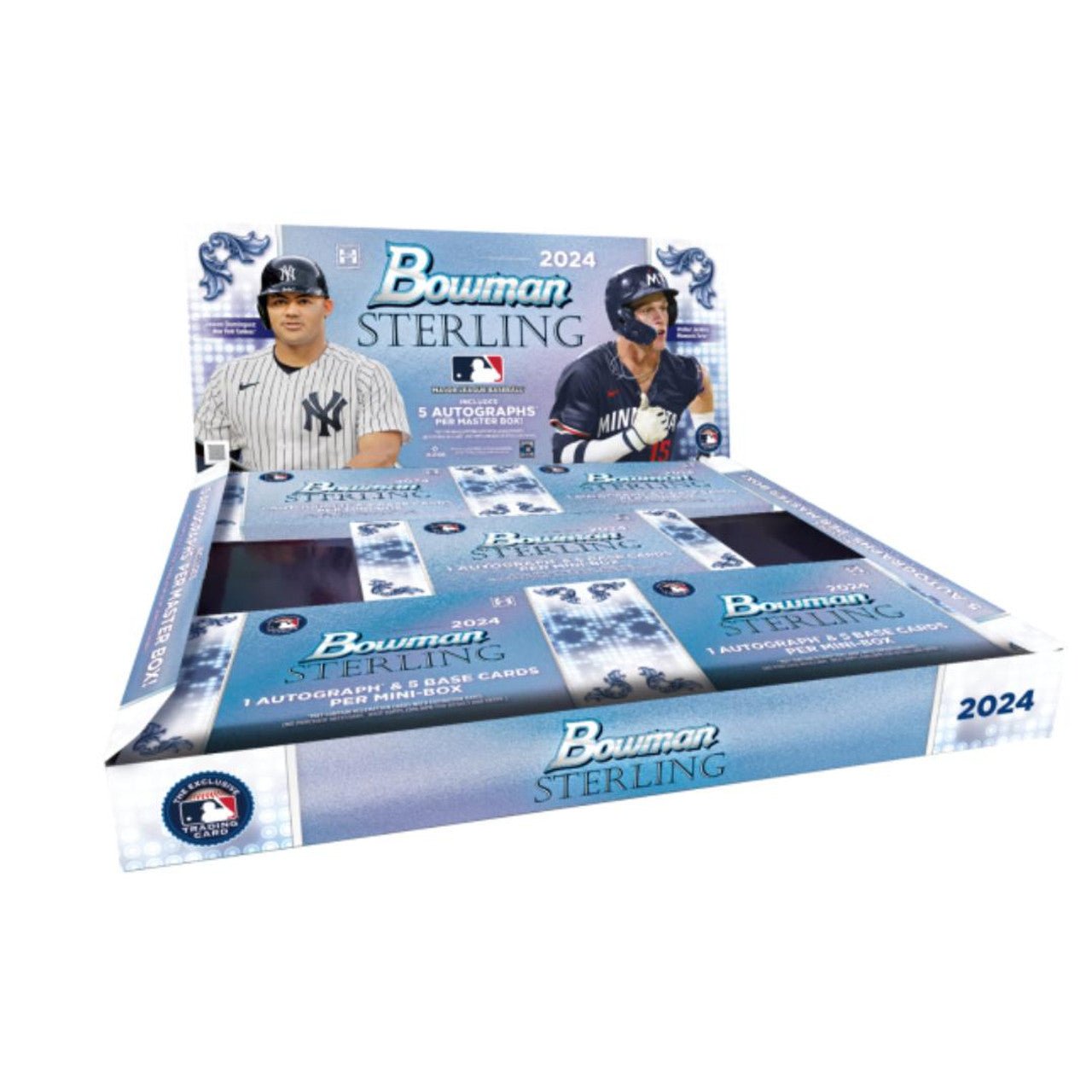 2024-bowman-sterling-baseball-hobby-box__35811_b2bd12ce-59e3-4d20-befb-7e886eedff92.jpg 2024 Bowman Sterling Baseball Hobby 12 Box Case - Image 1