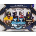 2024 Bowman Chrome University Football Breaker's Delight 10 Box Case