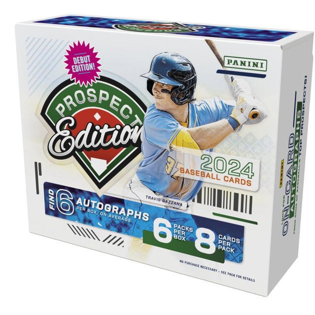 2024-panini-prospect-edition-baseball-hobby-box__85326.jpg 2024 Panini Prospect Edition Baseball Hobby 20 Box Case - Image 1