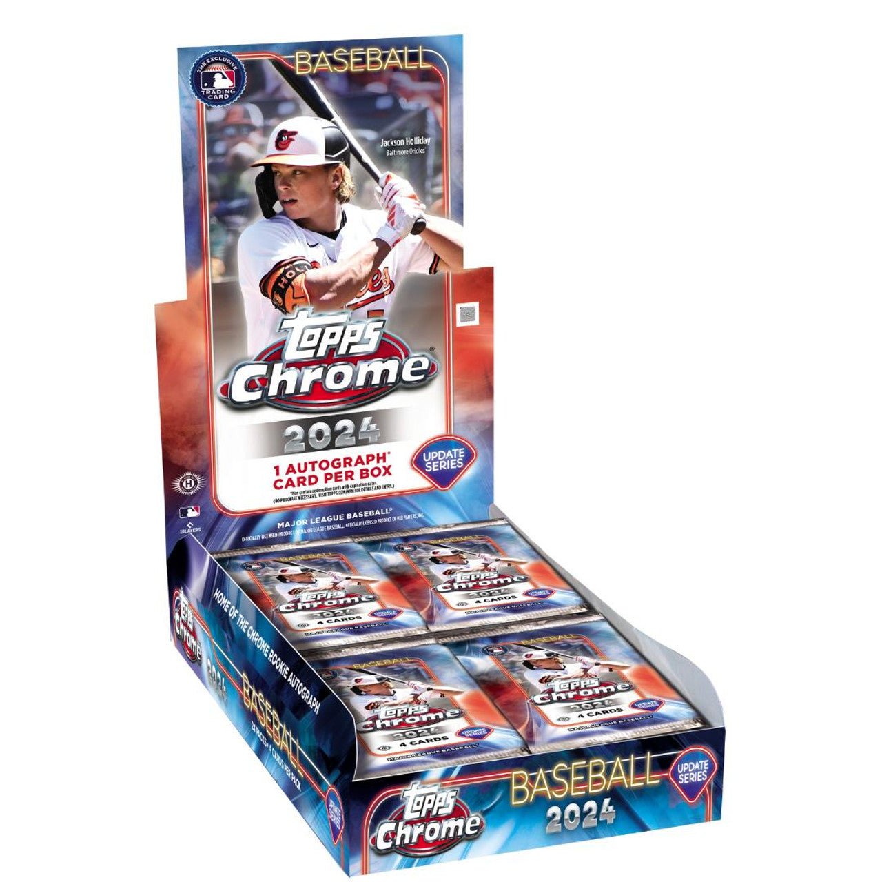 2024-topps-chrome-update-series-baseball-hobby-box__18824_eef8b42c-2fd8-47bf-84ea-90e37734fece.jpg 2024 Topps Chrome Update Series Baseball Hobby 6 Box Case - Image 1