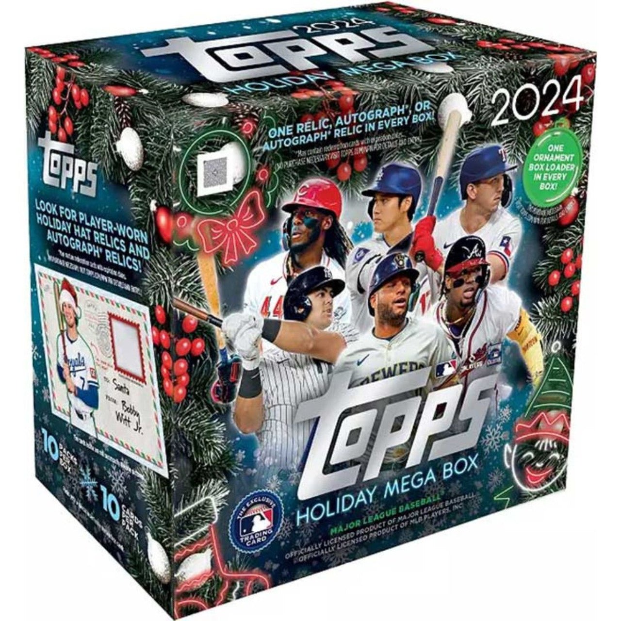 2024-topps-holiday-baseball-mega-box__03242.jpg 2024 Topps Baseball Holiday Mega 20 Box Case - Image 1