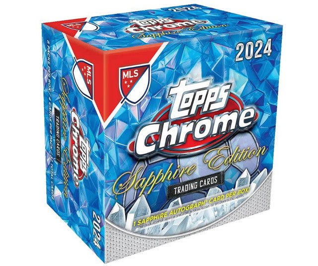 2024-topps-mls-chrome-soccer-sapphire-edition-10-box-case__86029.jpg 2024 Topps Sapphire MLS Chrome Hobby Box 10-box case - Image 1