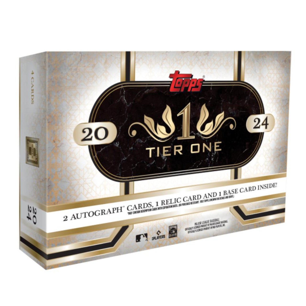 2024-topps-tier-one-baseball-hobby-box__81864_724606e6-ccd8-40cd-85e2-1bab0e0cc42a.jpg 2024 Topps Tier One Baseball Hobby 12 Box Case - Image 1