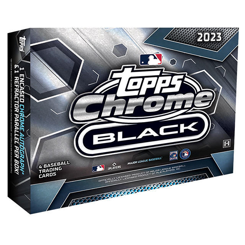 2024ToppsChromeBlackBaseball_7604d836-bfab-4159-be19-fec7a1120e48.png 2024 Topps Chrome Black Baseball Hobby Box - Image 1