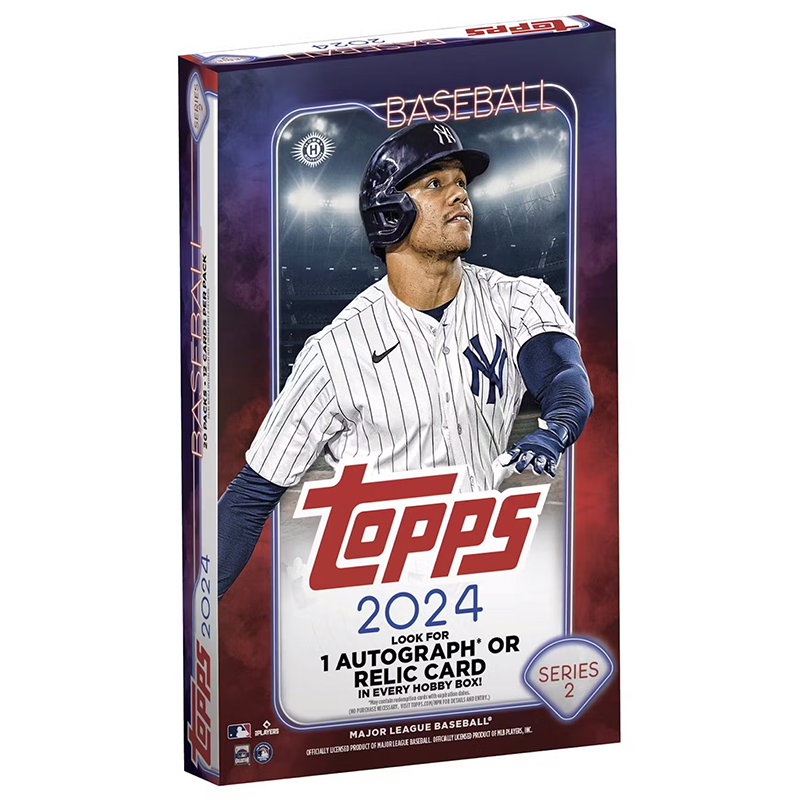 2024ToppsSeries2BaseballHobbyBox.png 2024 Topps Series 2 Baseball Hobby 12 Box Case - Image 1