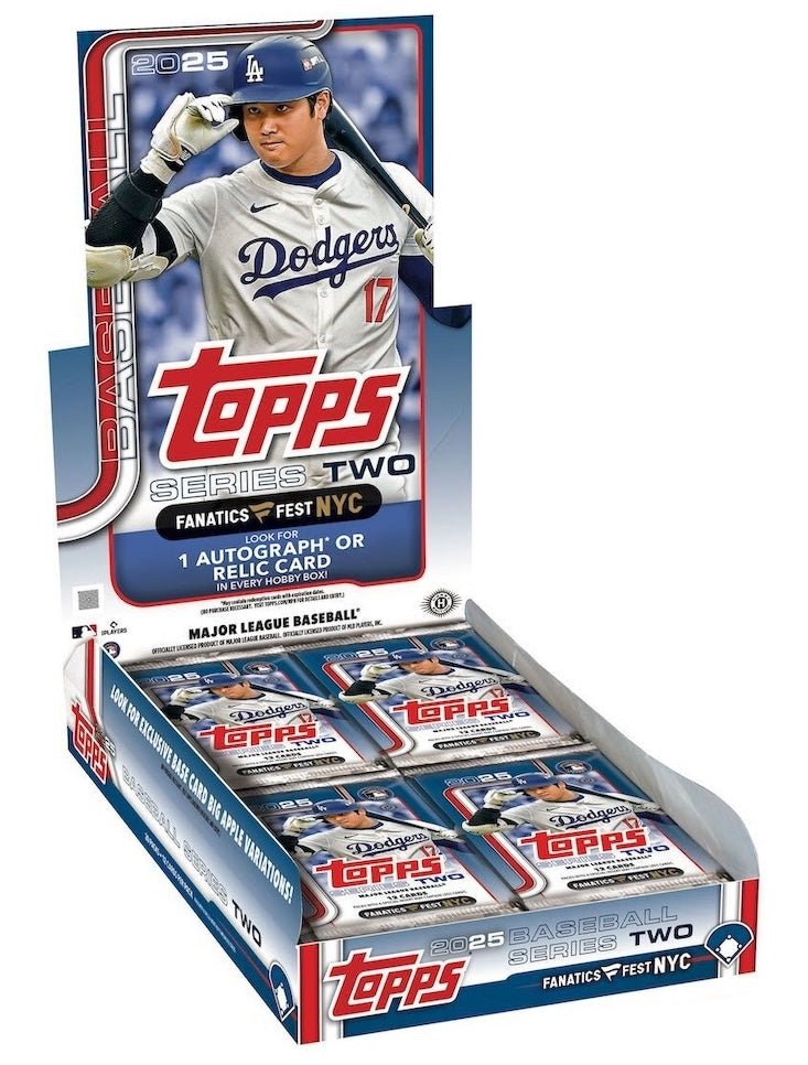 2025-Topps-Fanatics-Fest-NYC-Series-2-Baseball-Sealed-Hobby-box.jpg 2025 Topps Series 2 Fanatics Fest NYC Exclusive Baseball Hobby Box - Image 1