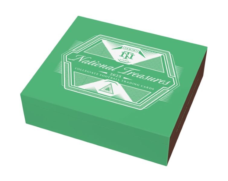 2025-national-treasures-collegiate-box_6b5c0835-3c36-4d9e-93d5-d3f26557e6ab.jpg 2025 Panini National Treasures Collegiate Football Hobby 4 Box Case - Image 1