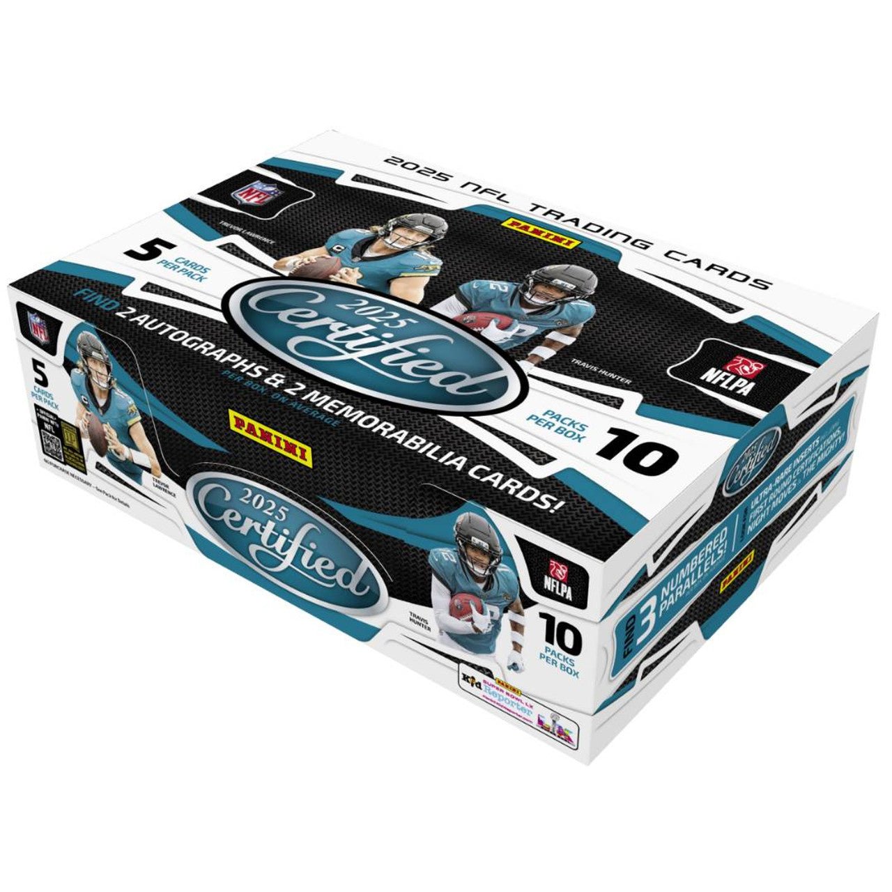 2025-panini-certified-football-hobby-box__23008_7e0b664b-dbb3-4f0d-ad0f-33f8650c2650.jpg 2025 Panini Certified Football Hobby 16 Box Case - Image 1