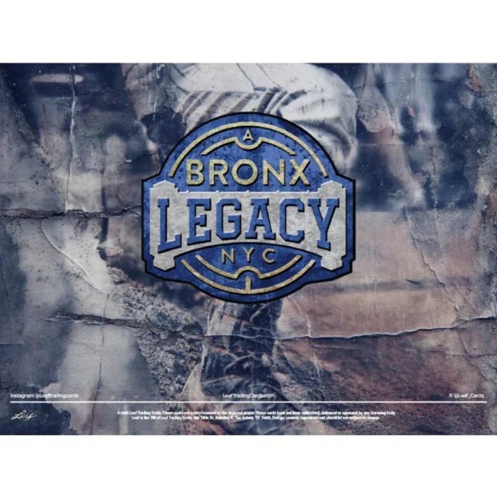 2025LeafABronxLegacyBaseballHobbyBox_efa111c4-1905-44ab-a911-1f82d498c5fa.jpg 2025 Leaf A Bronx Legacy Baseball 10 Box Case - Image 1