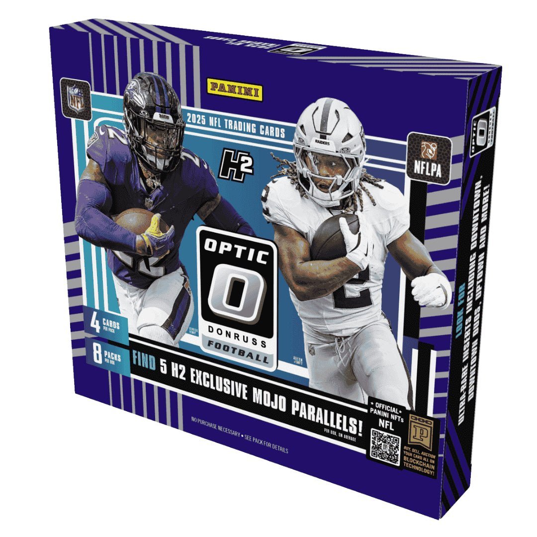 2025PANINIDONRUSSOPTICFOOTBALLH2BOX.jpg 2025 Panini Donruss Optic Football H2 Box - Image 1