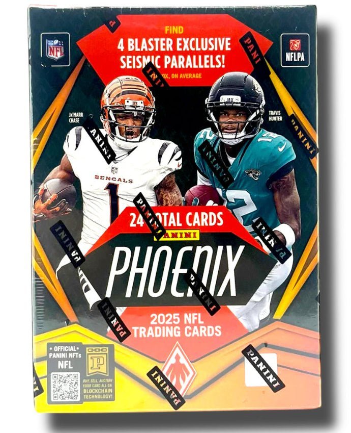 2025PANINIPHOENIXFOOTBALLHOBBYBLASTERBOX.jpg 2025 Panini Phoenix Football Hobby Blaster Box - Image 1