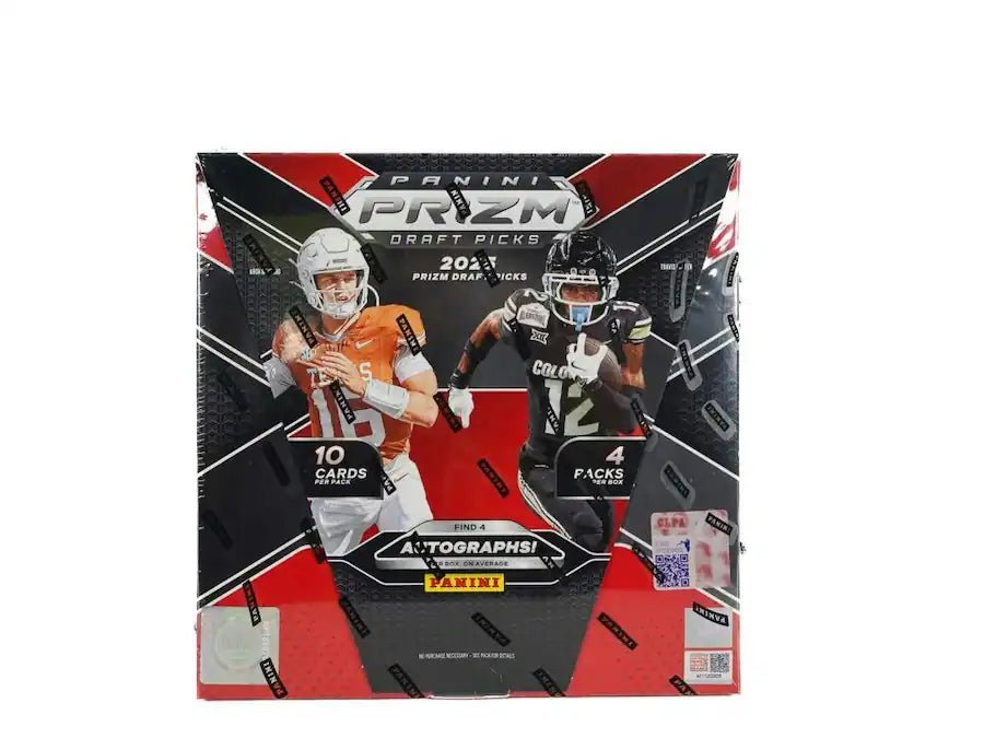 2025PANINIPRIZMDRAFTPICKSFOOTBALLHOBBYBOX.jpg 2025 Panini Prizm Draft Picks Football Hobby Hobby Box - Image 1