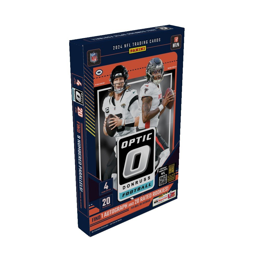 24-optic-fb-hobby-c405826903850-nwm_93f34f50-cd1d-4c0e-a2c1-d73f8c5ce1b1.jpg 2024 Panini Donruss Optic Football Hobby 12 Box Case - Image 1
