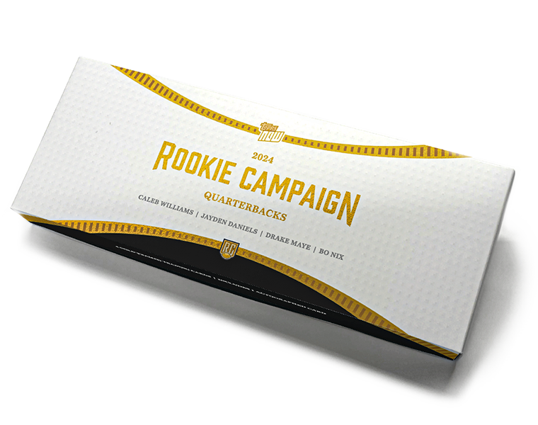 24TRCQ-BOX.png 2024 Topps NOW Rookie Campaign Quarterbacks Football Box - Image 1