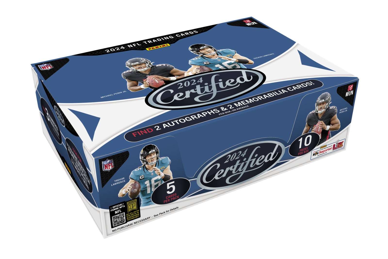 24_certified_fb_hobby_c1964-1_03.png 2024 Panini Certified Football Hobby 16 Box Case - Image 1