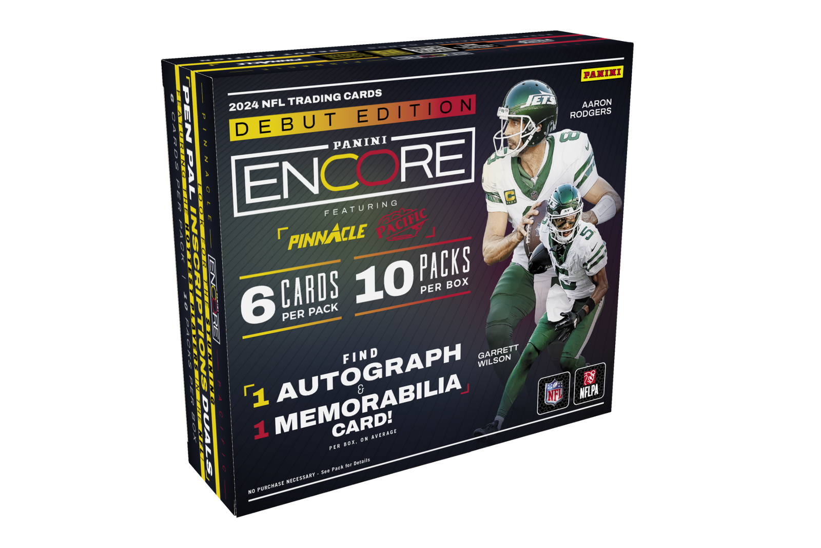 24encorefb_hobbybox_a5936_02_bbe6021b-8fd9-4ea2-a858-b1d3816a0771.png 2024 Panini Encore Football Hobby 12 Box Case - Image 1