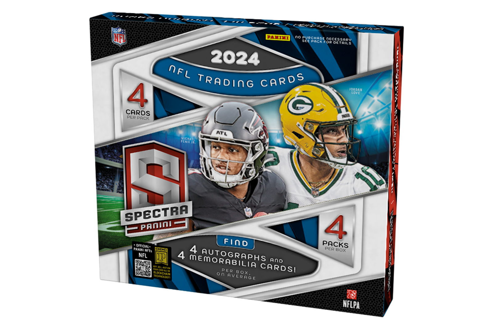 24spectrafb_hobbybox_030309d_02.png 2024 Panini Spectra Football Hobby Box - Image 1