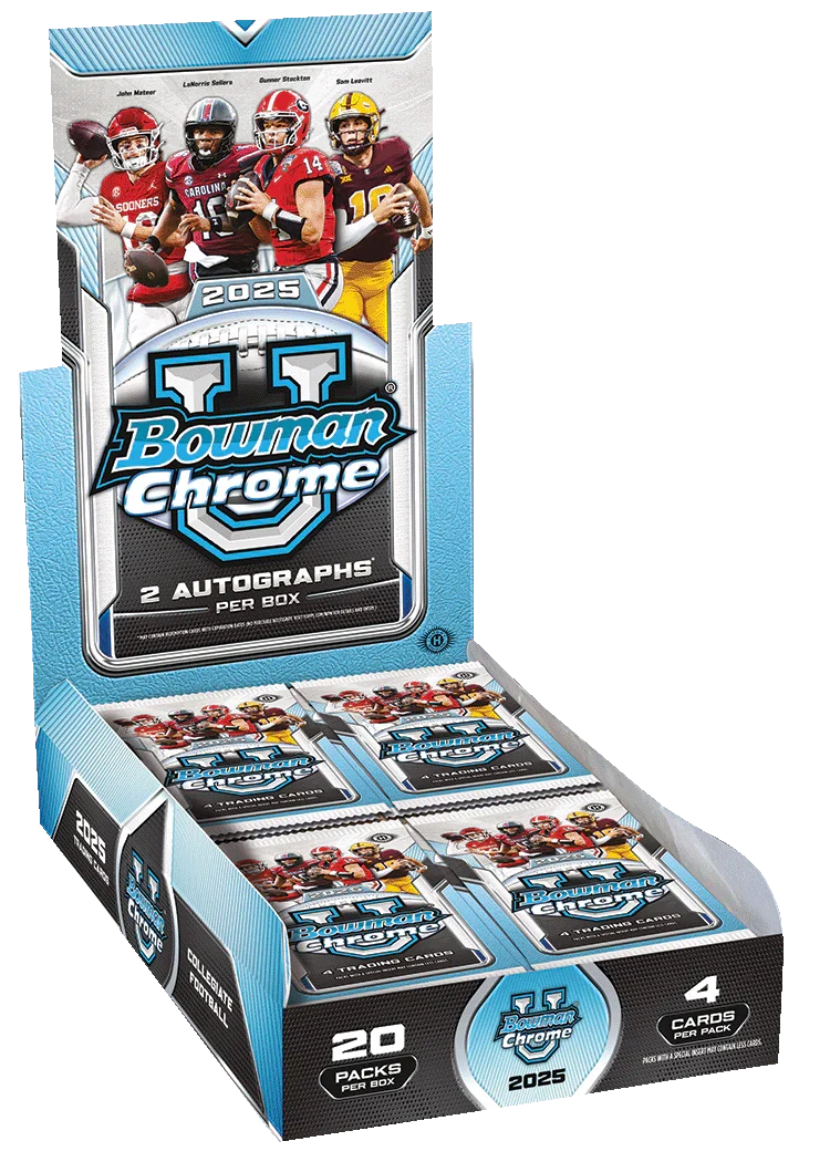373e758e33367067f41b8e8578254e1e812a3c12_Bowman_U_Chrome_Football_Hobby_Box_aec4e703-6654-47b9-8909-95724b63ed46.png 2025 Bowman Chrome University Football Hobby 12 Box Case - Image 1