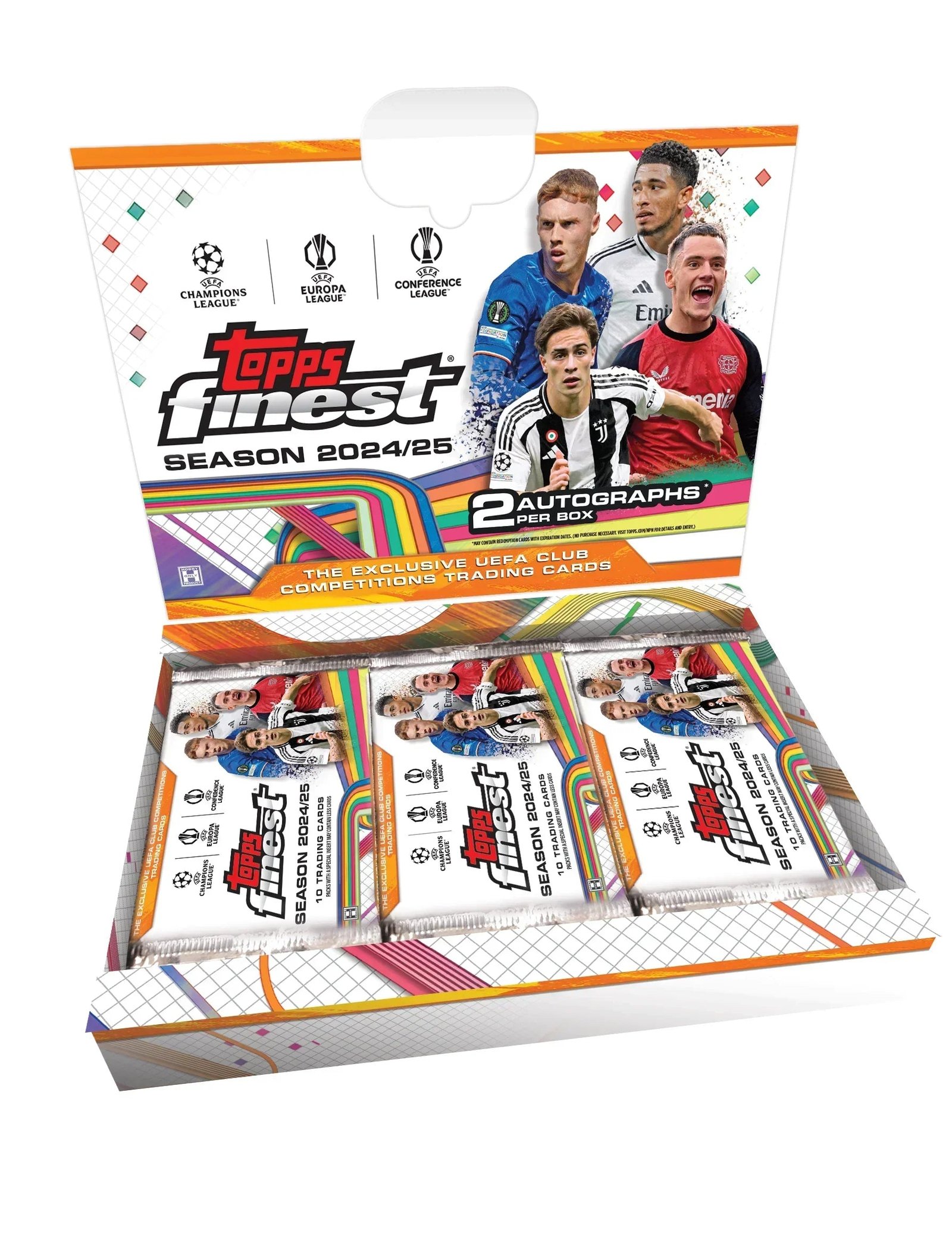 3c322a5625cf53c42010b1fecc41c70d83ad6b3c_25UCLF_FGC006105_BOX.jpg 2024-25 Topps UEFA Club Competitions Finest Soccer Hobby Box - Image 1