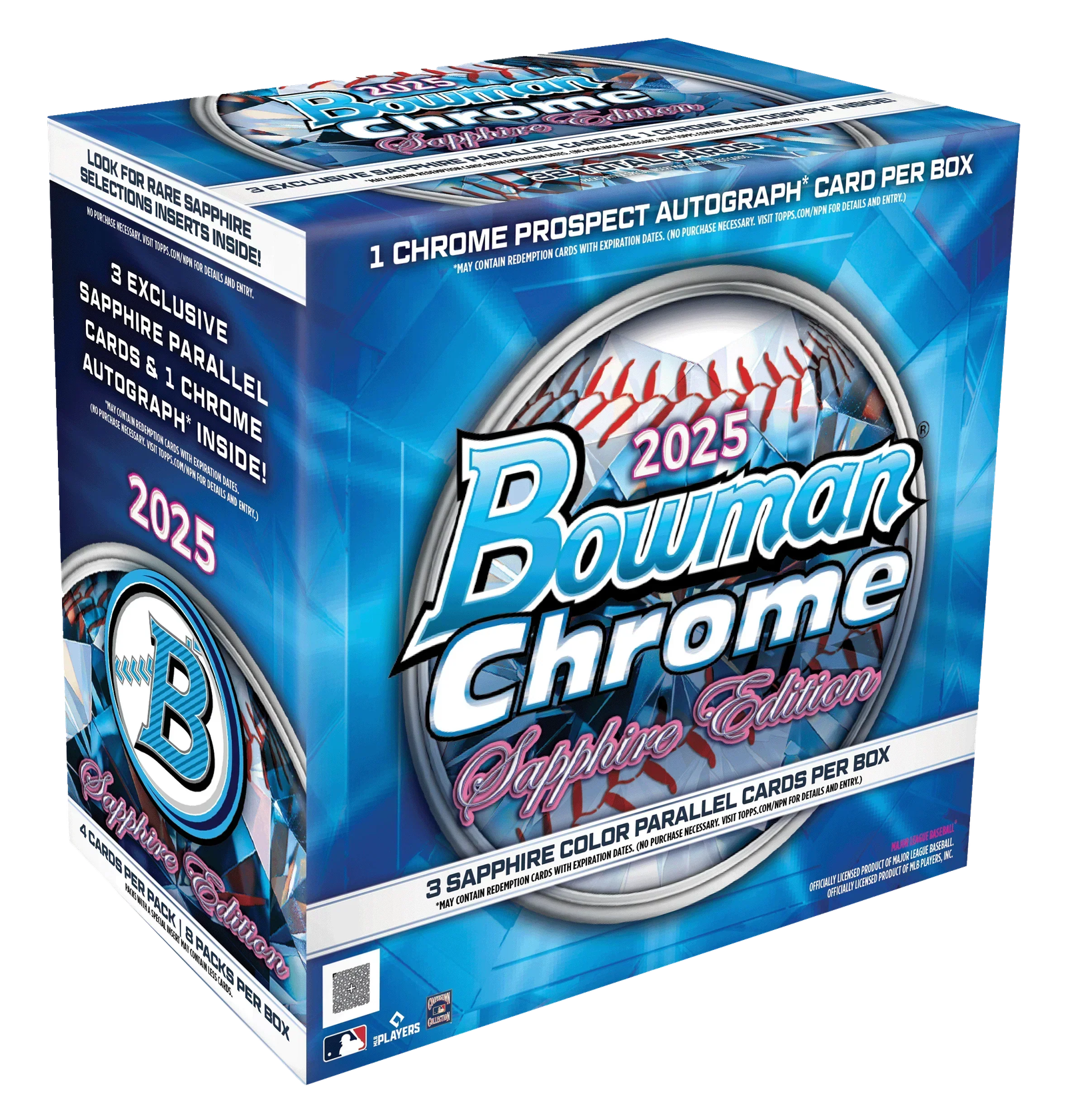 574192708b3cb5fcf5ec6462b4dc1abf8411702c_25BCBB_FGC6383_SAPPHIRE__2.png 2025 Bowman Chrome Sapphire Baseball Hobby Box - Image 1