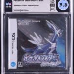 2007 POKEMON DIAMOND VERSION JAPANESE NINTENDO DS WATA 9.8 A+ SEALED