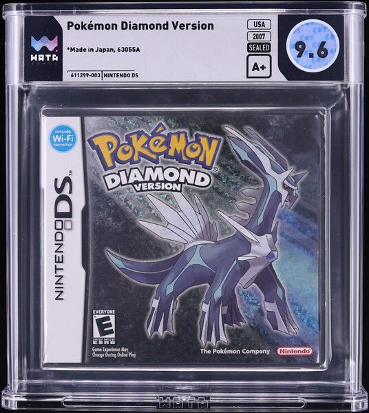611299-003_front_6dc839ac-e567-4f4e-889d-b3b36a63515f.jpg 2007 POKEMON DIAMOND VERSION NINTENDO DS WATA 9.6 A+ SEALED - Image 1
