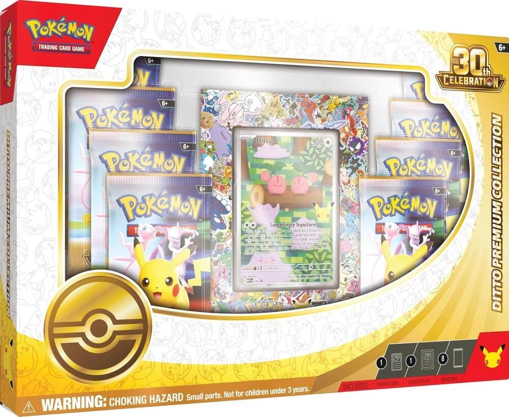 704189_in_1000x1000_6855fa3e-2f28-41de-8bf2-813d3e9a95bf.jpg (Preorder) Pokémon 30th Celebration Ditto Premium Collection - Image 1