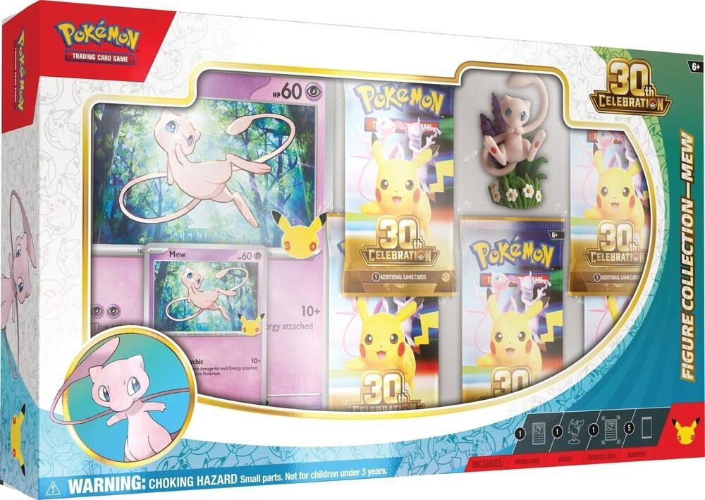 704193_in_1000x1000_a7f23876-628a-4ae1-8fc1-54bca3689974.jpg (Preorder) Pokémon 30th Celebration Figure Collection Mew - Image 1