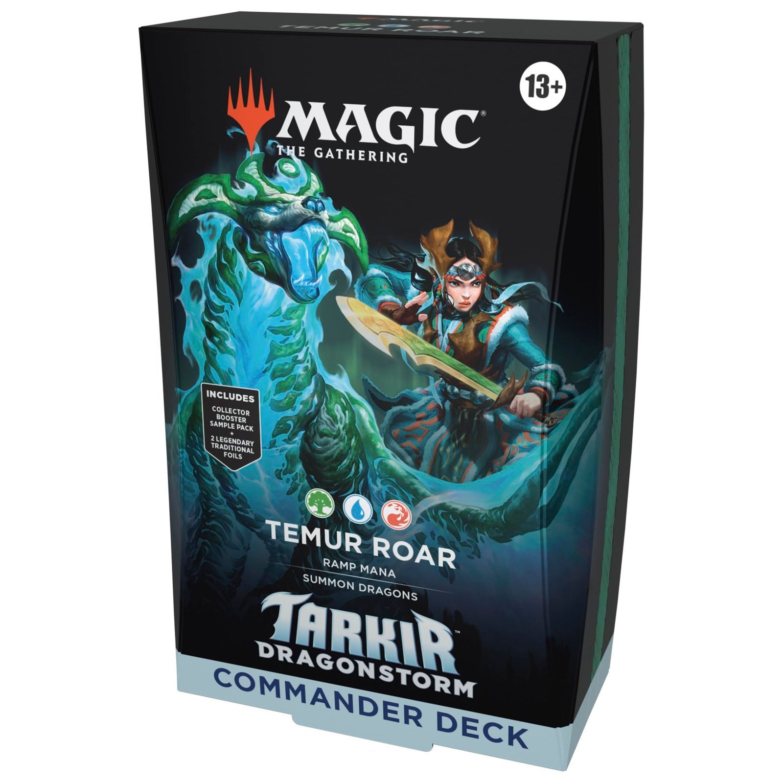 715x0I7cvAL.jpg Magic: The Gathering Tarkir: Dragonstorm Commander Deck – Temur Roar - Image 1