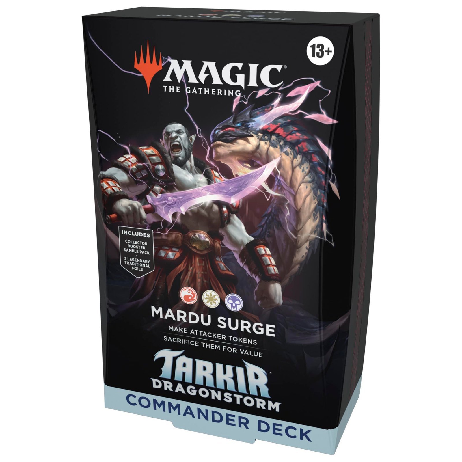 71EHxnSV2bL.jpg Magic: The Gathering Tarkir: Dragonstorm Commander Deck – Mardu Surge - Image 1