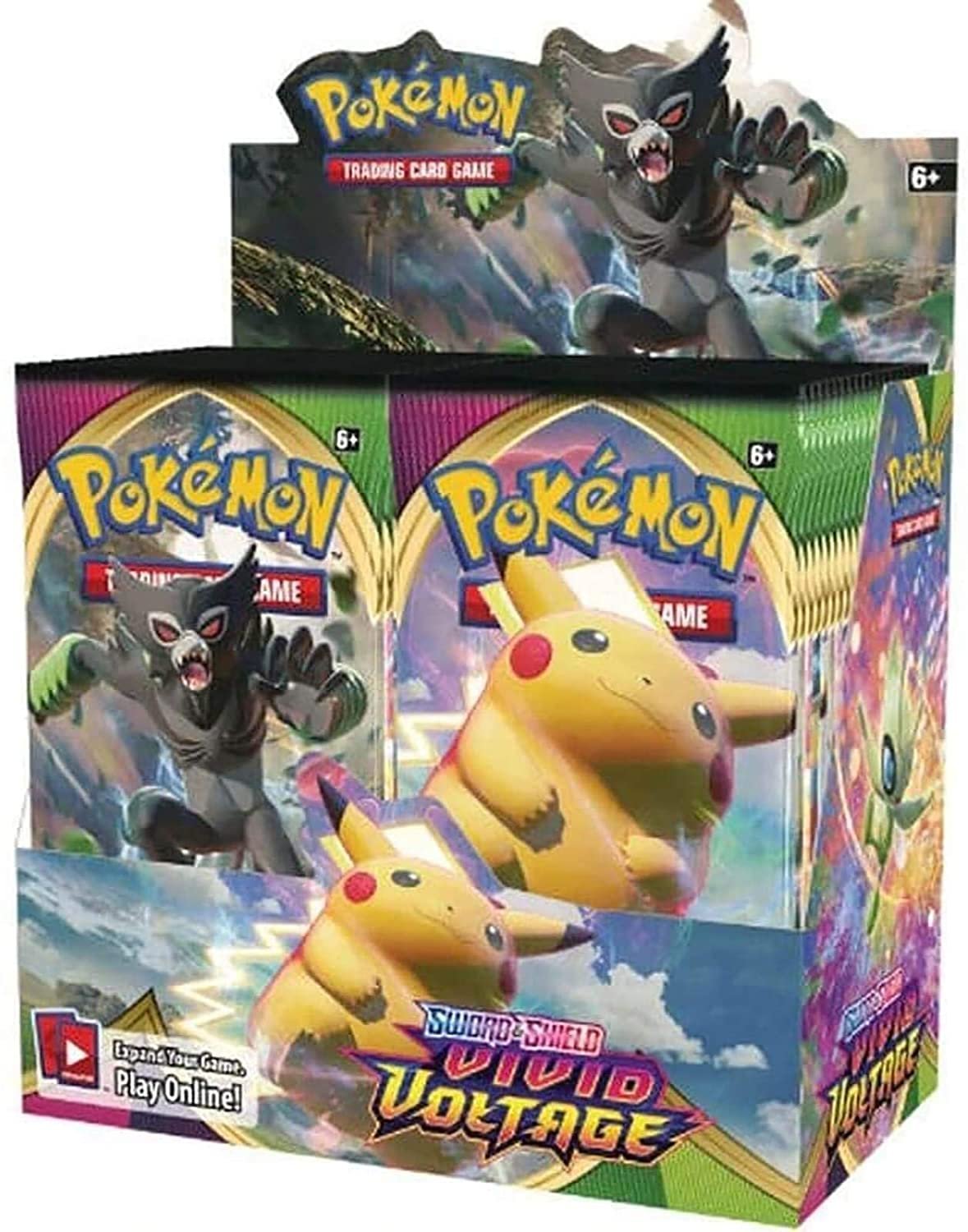 71Yit4Tfn4L._AC_SL1500.jpg Pokemon Sword & Shield Vivid Voltage Booster Box - Image 1