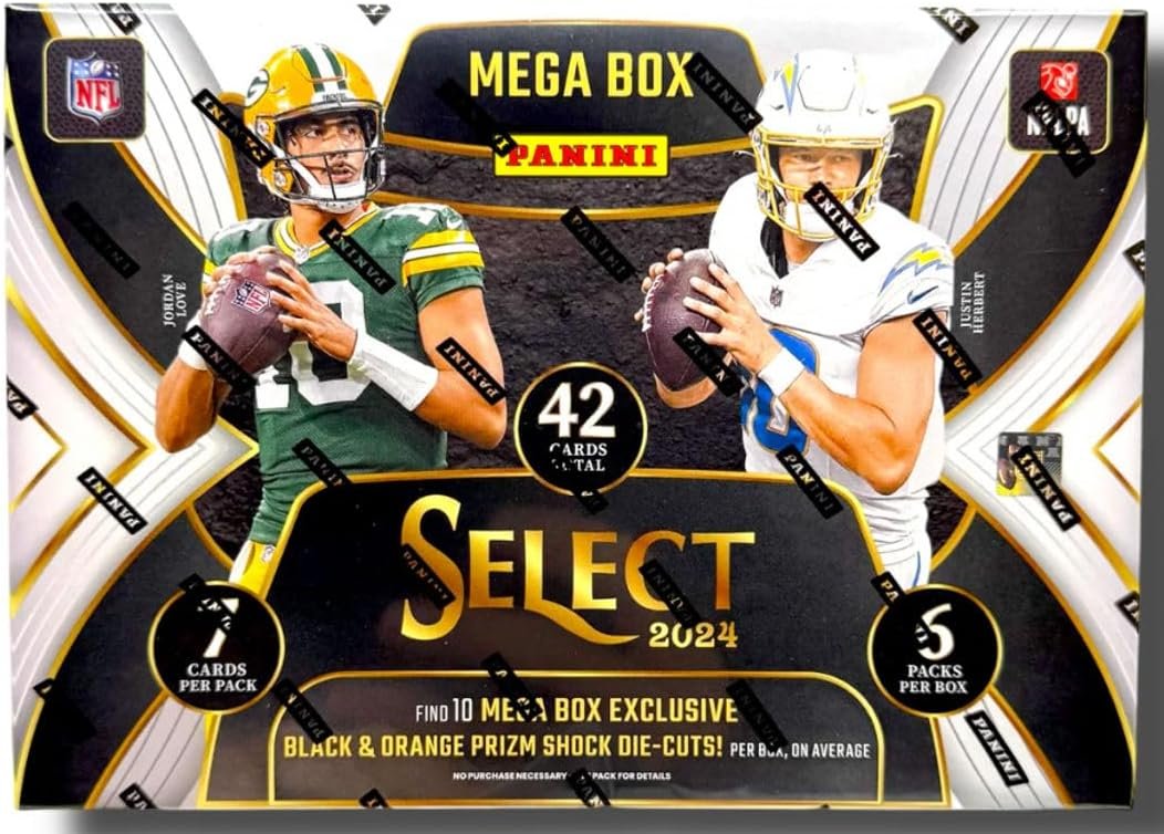 71oOy45GlPL._AC_SL1059_3e7a5b66-3fd0-4502-96ef-2eaa71743dca.jpg 2024 Panini Select Football Hobby Mega 20 Box Case - Image 1