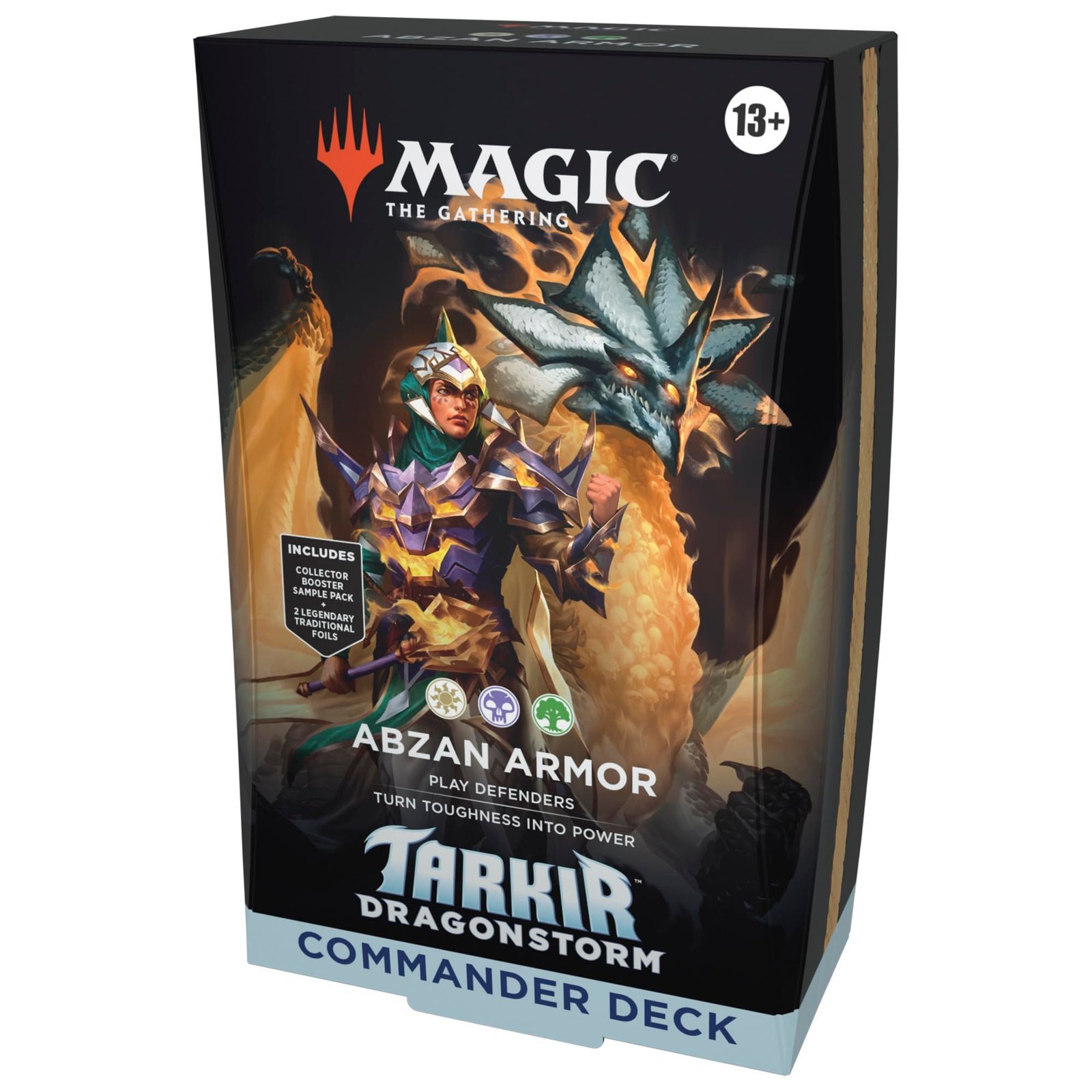 71xgIRdULaL.jpg Magic: The Gathering Tarkir: Dragonstorm Commander Deck – Abzan Armor - Image 1