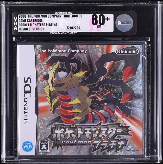 72102204_front_717cc3b9-9a5b-4d6d-968c-8fae47f0bb67.jpg 2008 POKEMON PLATINUM VERSION JAPANESE NINTENDO DS VGA 80+ SEALED - Image 1