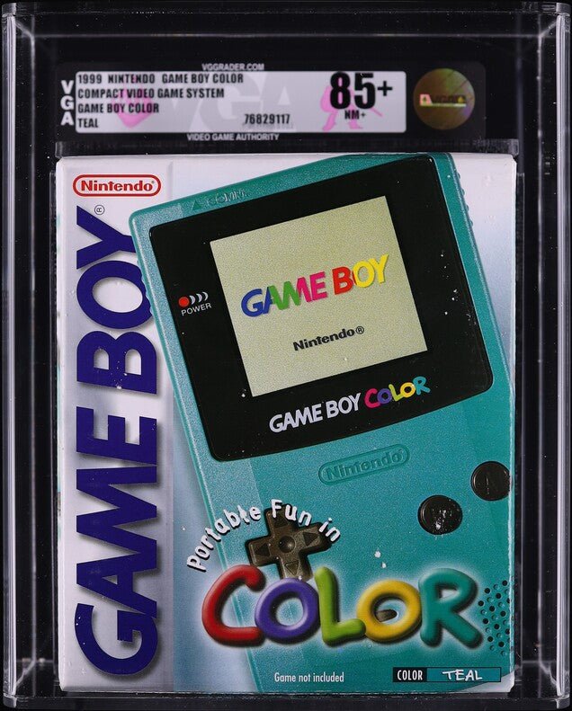 76829117_front_563f70ab-22c8-4fbb-83cd-5fc4f1d10a80.jpg 1999 NINTENDO GAME BOY COLOR CONSOLE TEAL VGA 85+ SEALED - Image 1
