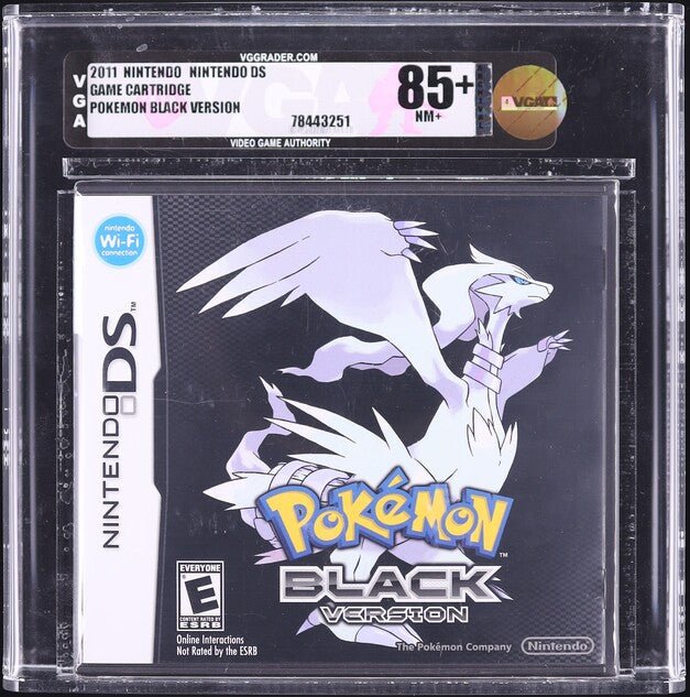 78443251_front_a7d9d040-28f1-4f36-a52c-4098e52be565.jpg 2011 POKEMON BLACK VERSION NINTENDO DS VGA 85+ SEALED - Image 1