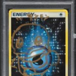 2005 POKEMON EX EMERALD HOLO WATER ENERGY SQUIRTLE SKETCH HARADA AUTO #103 PSA AUTHENTIC